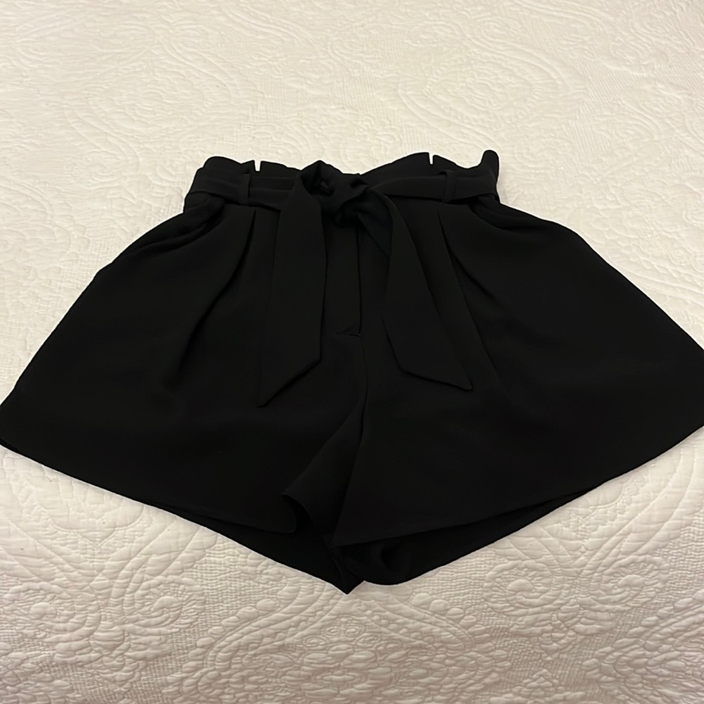 Black dress shorts